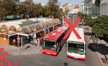 Mehrere Haltestellen am ZOB werden verlegt