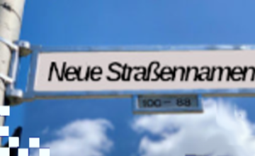 Keine Umbenennungen von Straßennamen